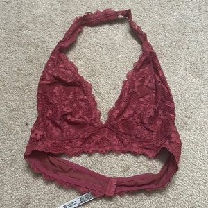 Free people halter bralette, size M
